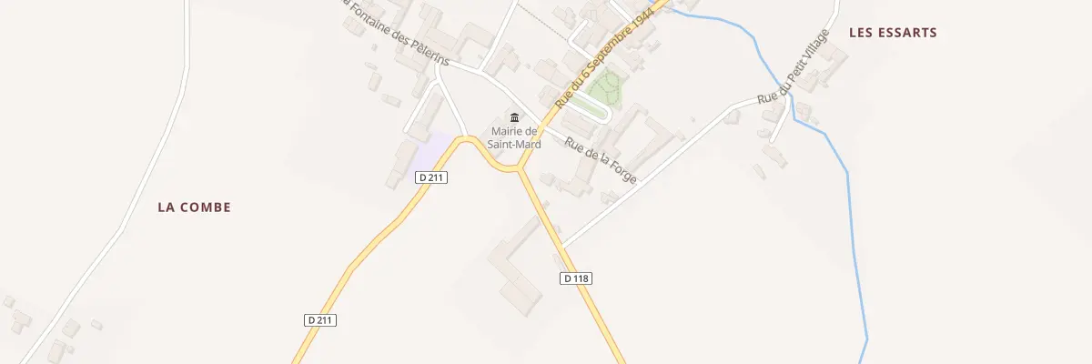 Plan du 25 Rue du Moulin à Saint-Mard