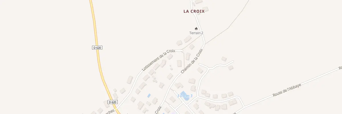 Plan du 15 Lot de la Croix à Sacé