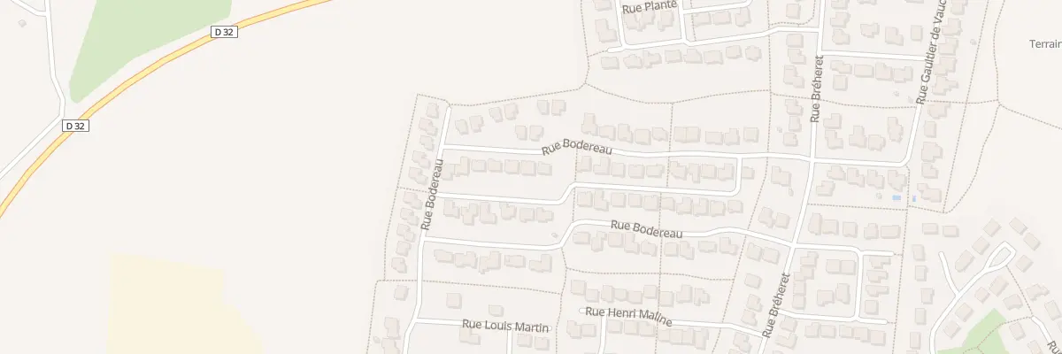 Plan du 25 Rue Bodereau à Bonchamp-lès-Laval
