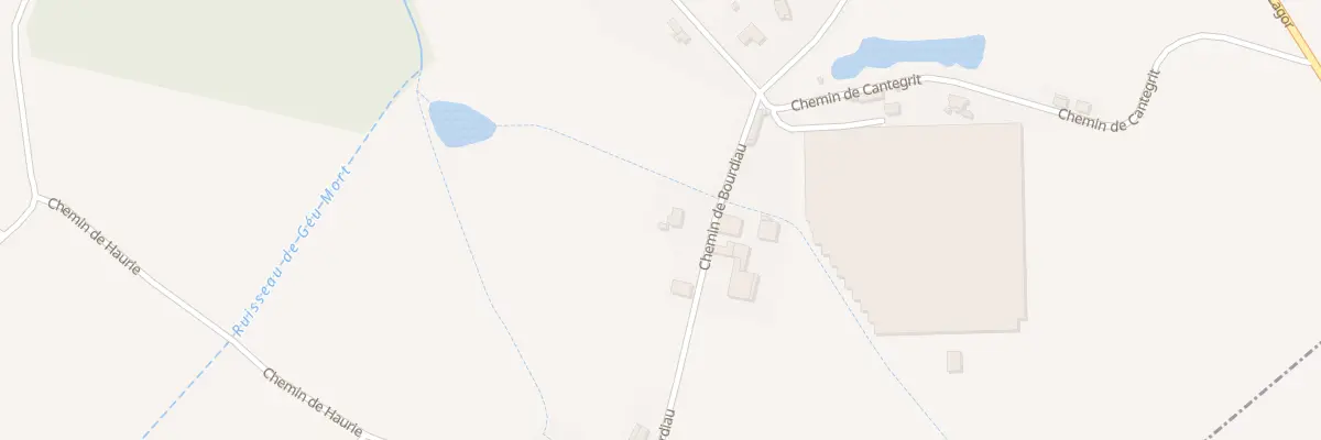Plan du 2 Che de Bourdiaü à Sarpourenx