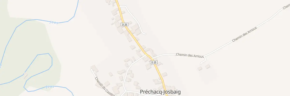 Plan du 23 Rte de Josbaig à Préchacq-Josbaig