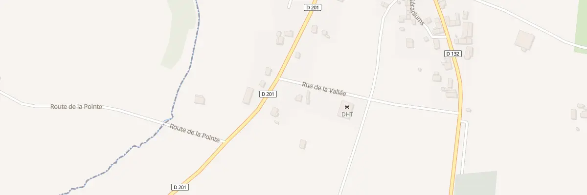 Plan du 21 Rue de la Vallée à Couesmes-Vaucé