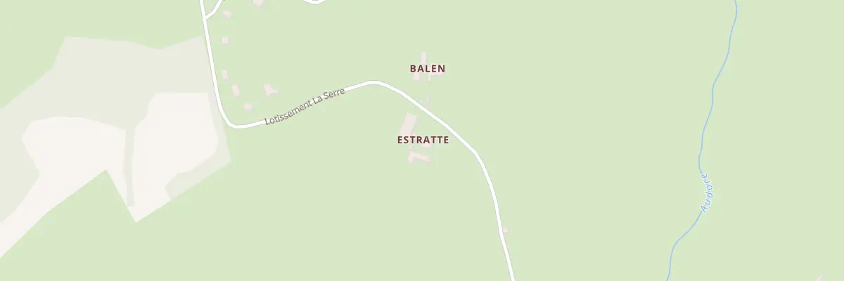 Plan du 1900 Che de Casteigts à Aramits