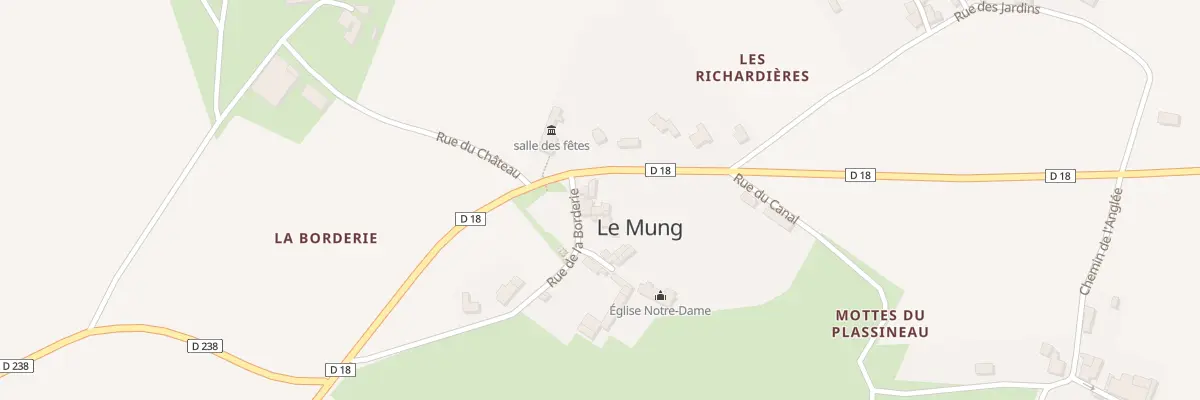 Plan du 2 Rte de St Savinien au Mung