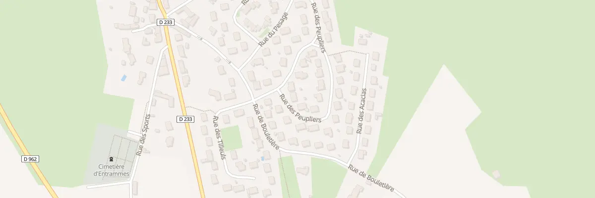 Plan du 38 Rue des Peupliers à Entrammes