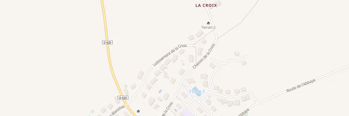Plan du 13 Lot de la Croix à Sacé