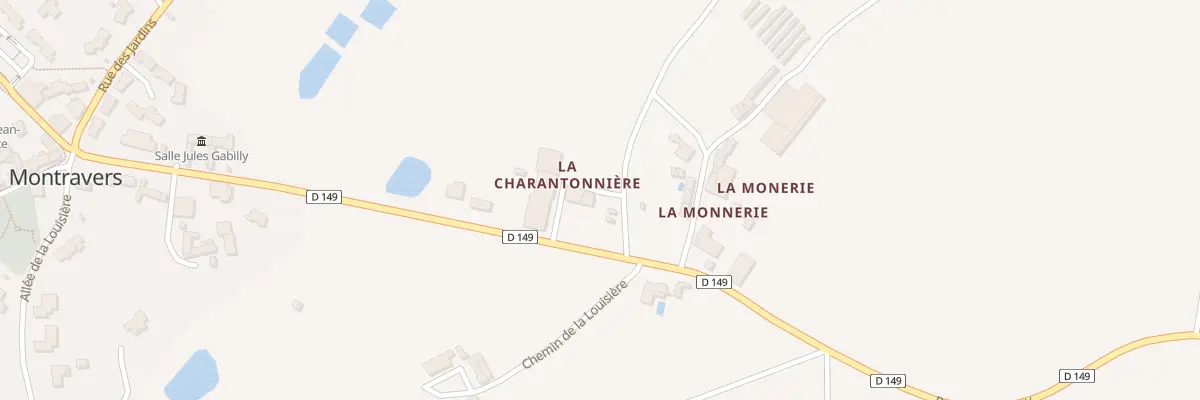 Plan du 1 La Charantonniere à Montravers