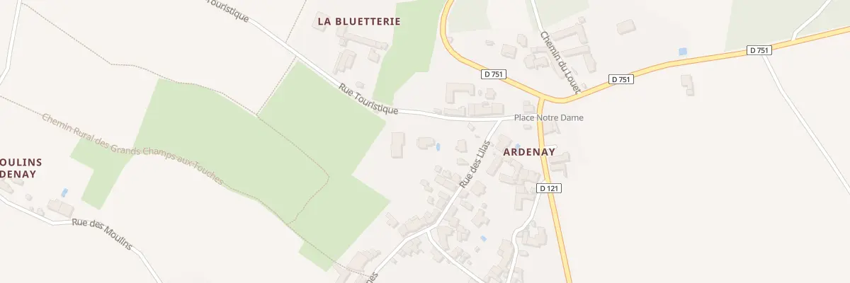 Plan du 1 Rue Touristique à Chaudefonds-sur-Layon