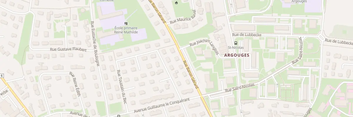 Plan du 21 Rue Baron Gérard à Bayeux