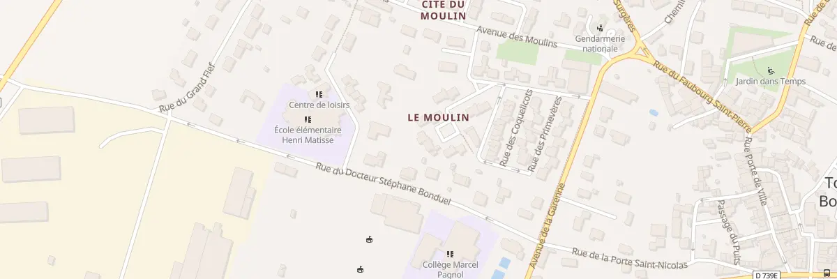 Plan du 5 Imp des Bleuets à Tonnay-Boutonne
