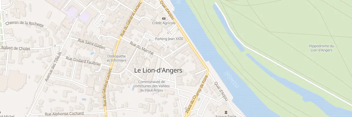 Plan du 3 Rue Georges Clemenceau au Lion-d’Angers