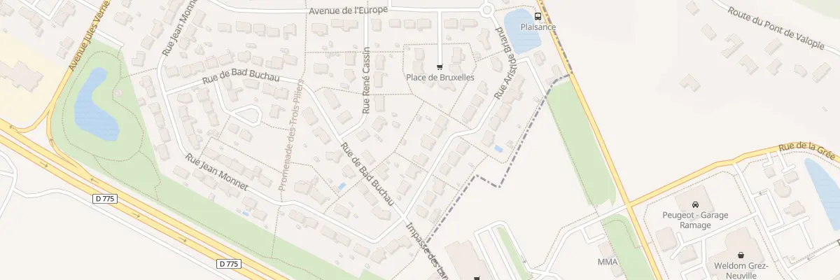 Plan du 18 Rue Aristide Briand au Lion-d’Angers