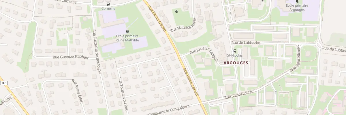 Plan du 23 Rue Baron Gérard à Bayeux
