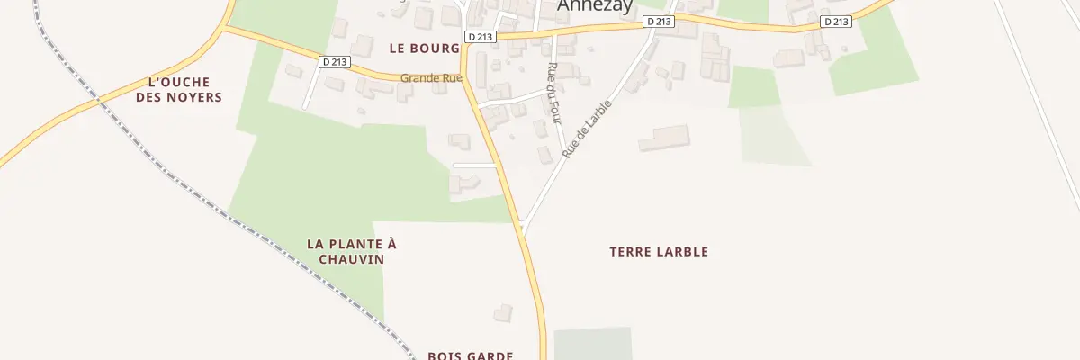 Plan du 12 Rue du Four à Annezay