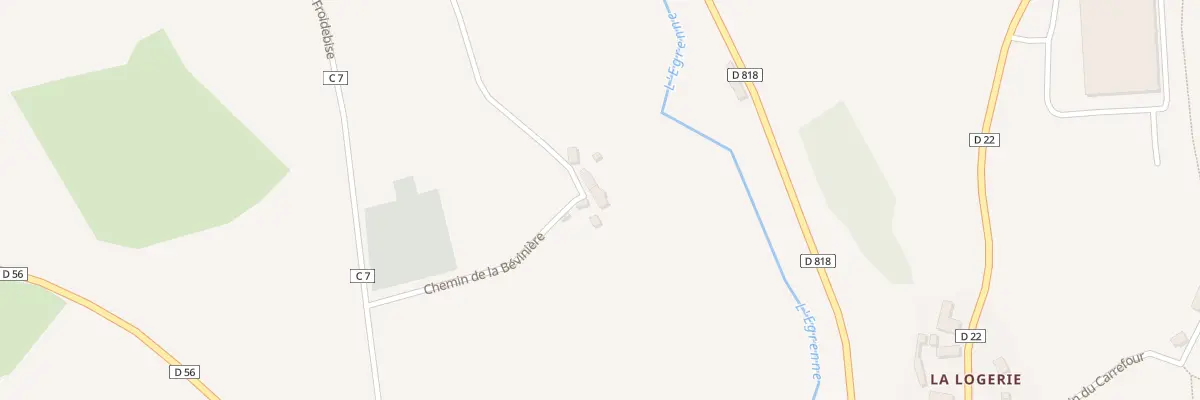 Plan du 202 Che de la Bévinière à Lonlay-l’Abbaye