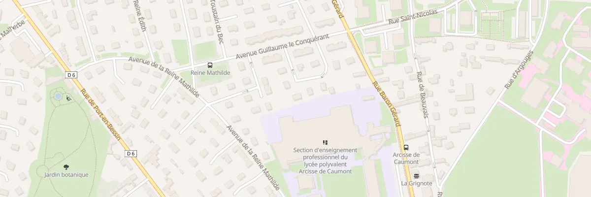 Plan du 8 Rue Henri Beauclerc à Bayeux