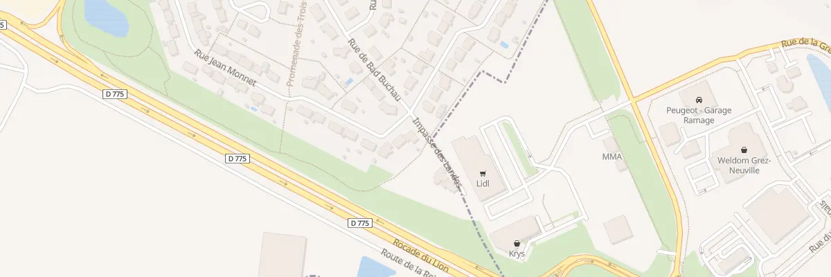Plan du 50 Rue Jean Monnet au Lion-d’Angers