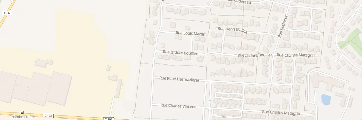 Plan du 25 Rue Isidore Boullier à Bonchamp-lès-Laval