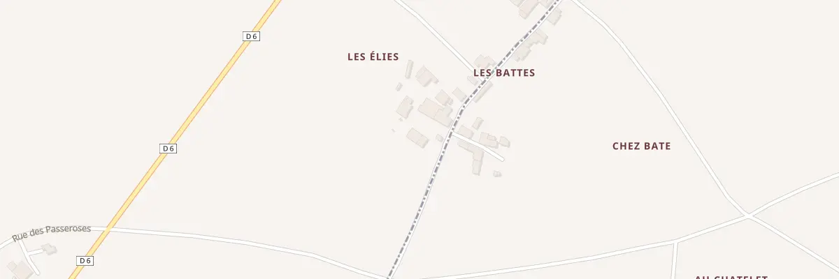 Plan du 42 Rue des Tilleuls à Virollet