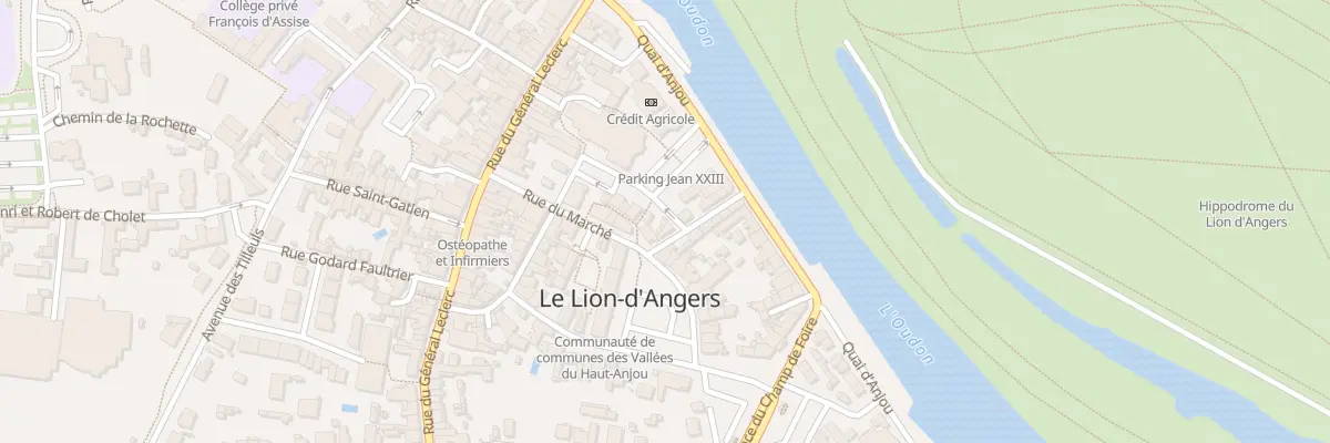 Plan du 6 Rue du Comte d’Andigné au Lion-d’Angers