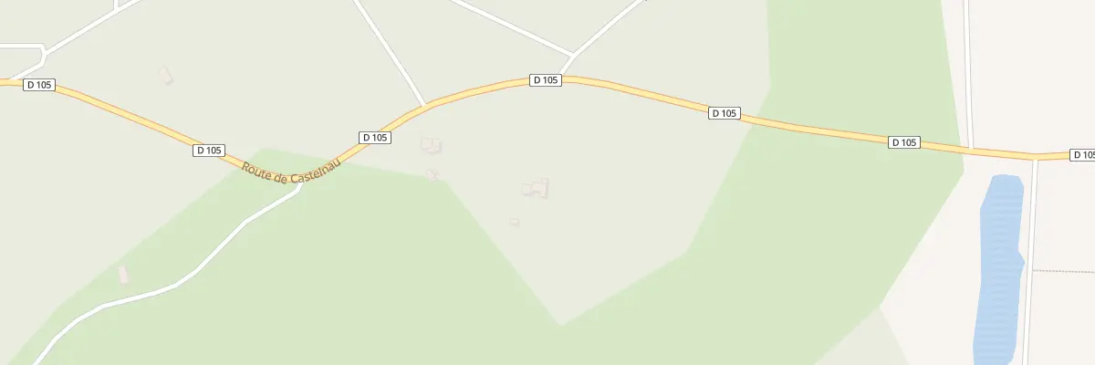 Plan du 14 Rte de Castelnau à Soussans