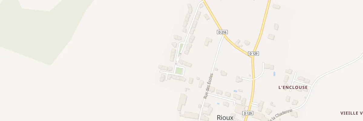 Plan du 1 Pl des Camélias à Rioux