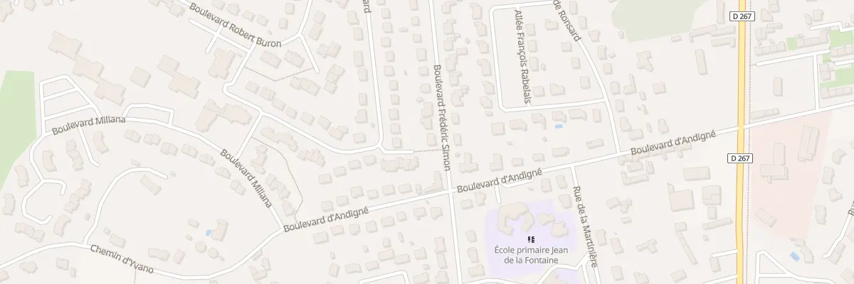 Plan du 72 Bd Frédéric Simon à Château-Gontier-sur-Mayenne