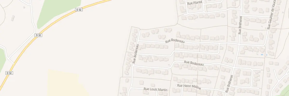 Plan du 33 Rue Bodereau à Bonchamp-lès-Laval