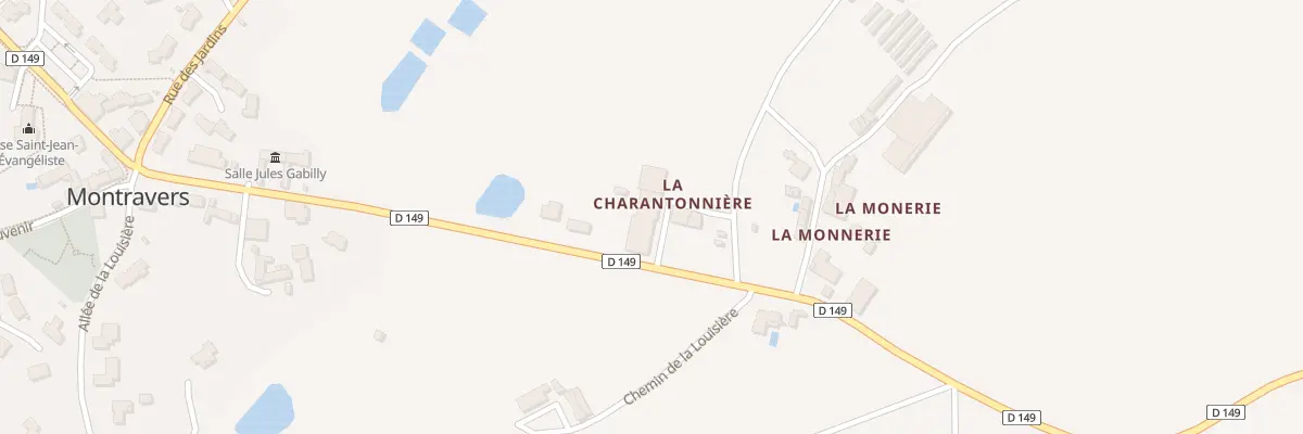 Plan du 2 La Charantonniere à Montravers