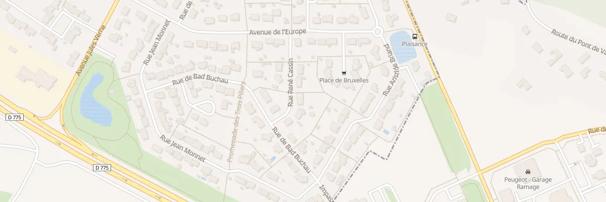 Plan du 7 Rue René Cassin au Lion-d’Angers