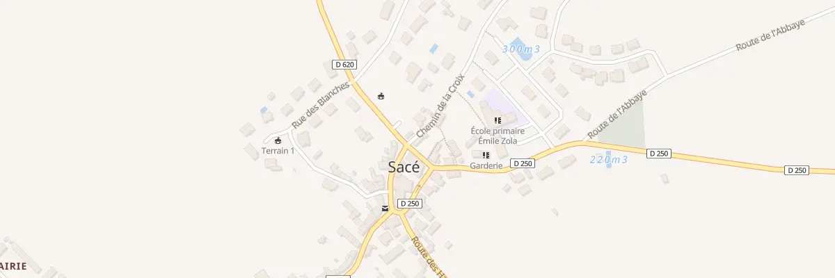 Plan du 17 Pl de l’Eglise à Sacé