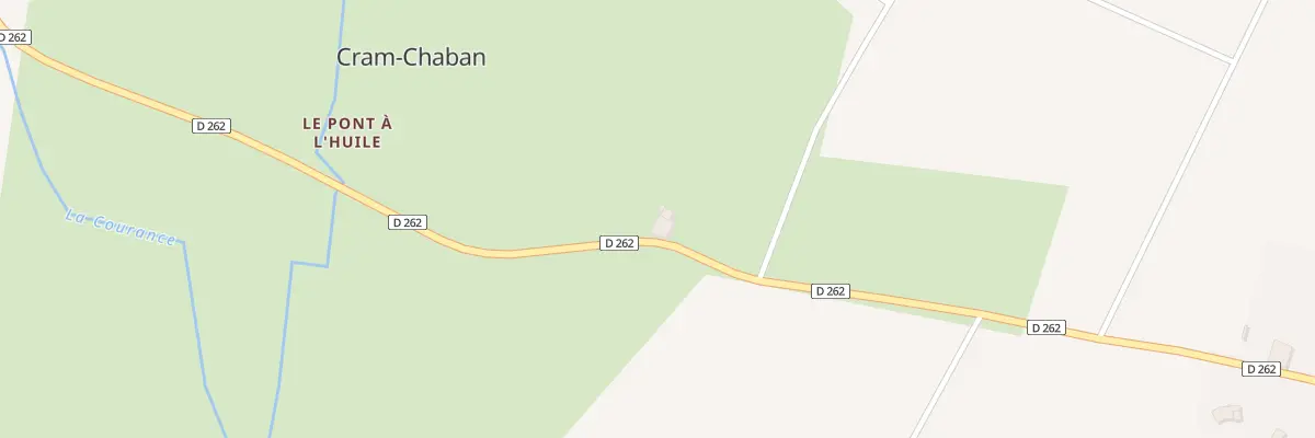 Plan de La Garenne à Cram-Chaban
