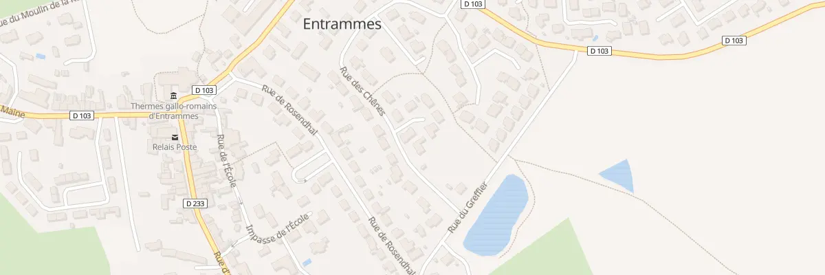 Plan du 23 Rue des Chênes à Entrammes