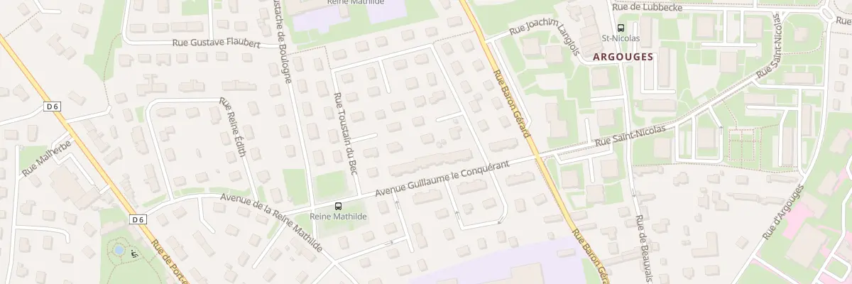 Plan du 38 Rue Toustain du Bec à Bayeux