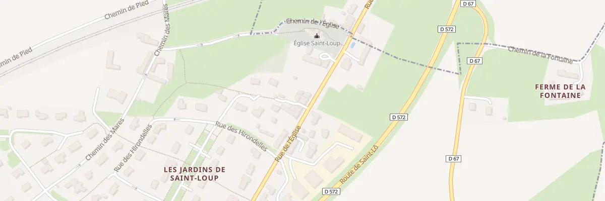 Plan du 8 Rue de l’Église à Saint-Loup-Hors