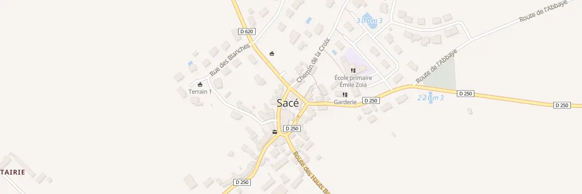 Plan du 16 Pl de l’Eglise à Sacé
