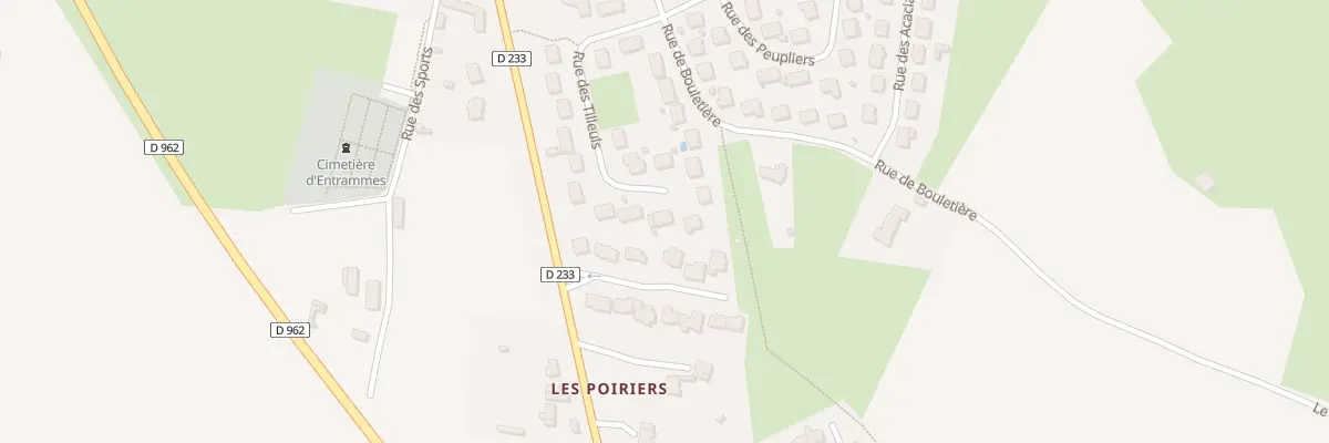 Plan du 22 Rue des Tilleuls à Entrammes