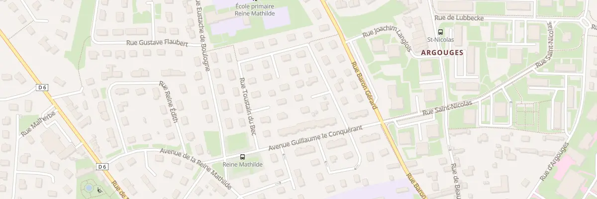 Plan du 36 Rue Toustain du Bec à Bayeux
