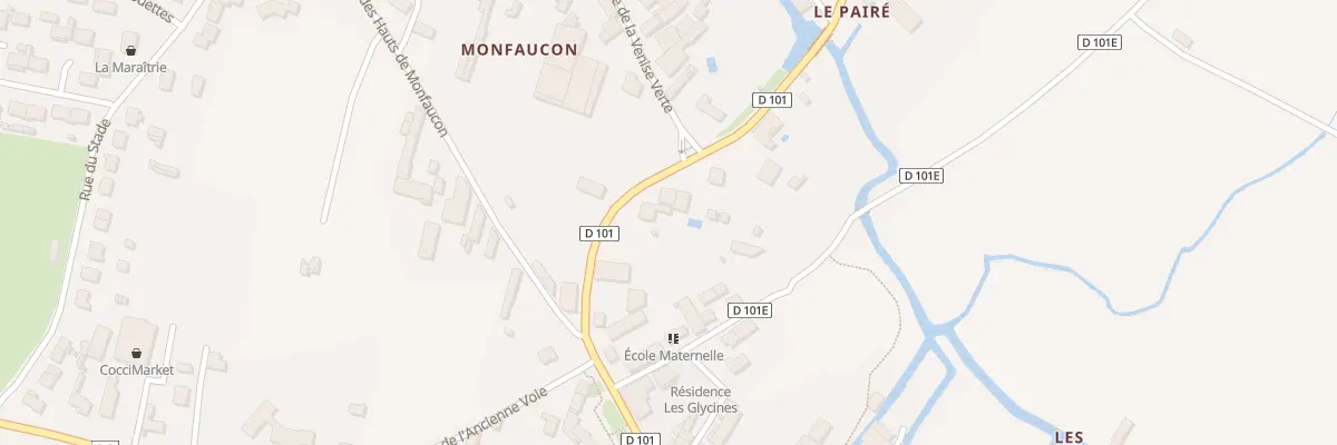 Plan du 14 Rte du Pont de Paire à Saint-Hilaire-la-Palud