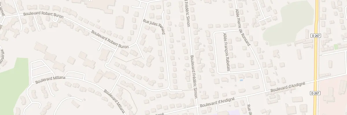 Plan du 21 Rue Jules Renard à Château-Gontier-sur-Mayenne