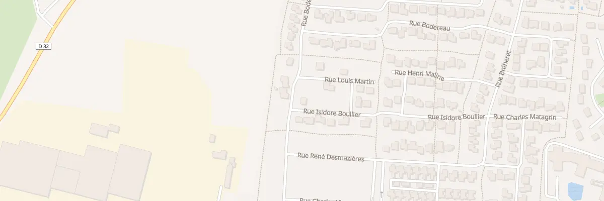 Plan du 30 Rue Isidore Boullier à Bonchamp-lès-Laval