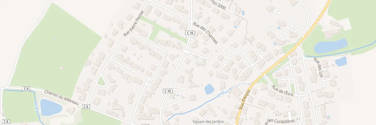 Plan du 10 Rue du Moulin à Vezins
