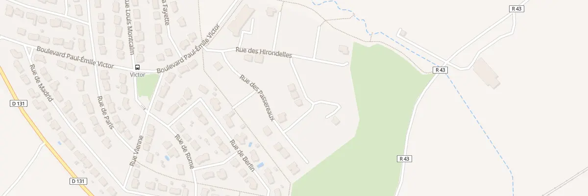 Plan du 8 Rue des Mésanges à Louverné