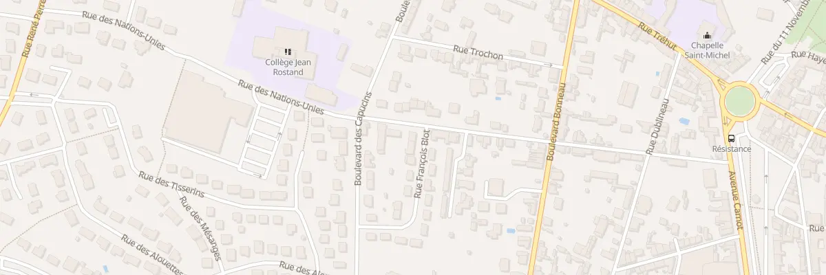 Plan du 2 Rue François Blot à Château-Gontier-sur-Mayenne