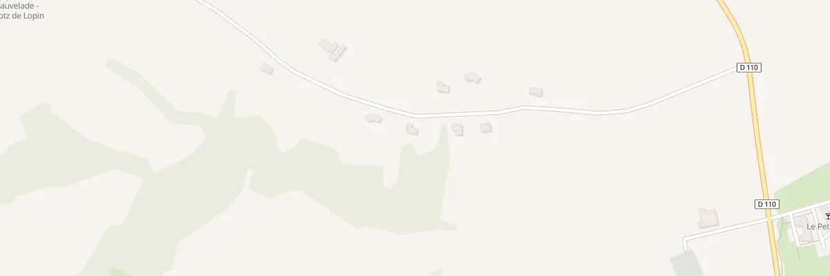 Plan du 407 Cami de la Crotz de Lopin à Sauvelade