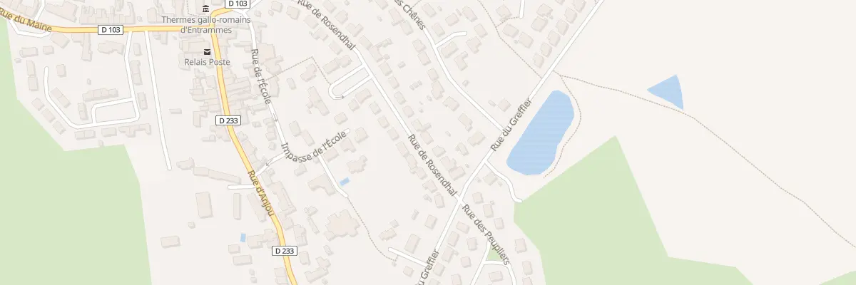 Plan du 25 Rue de Rosendahl à Entrammes