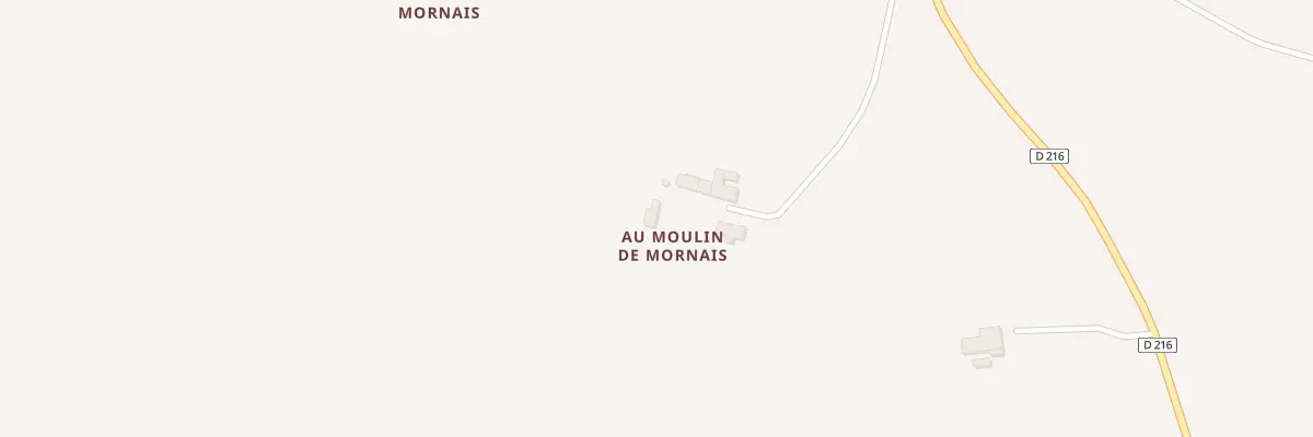 Plan du 6B Che du Mornais à Rioux