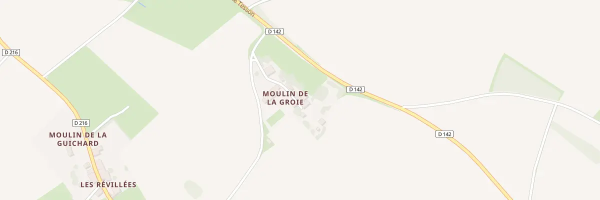 Plan du 11 Che du Moulin de la Groie à Rétaud