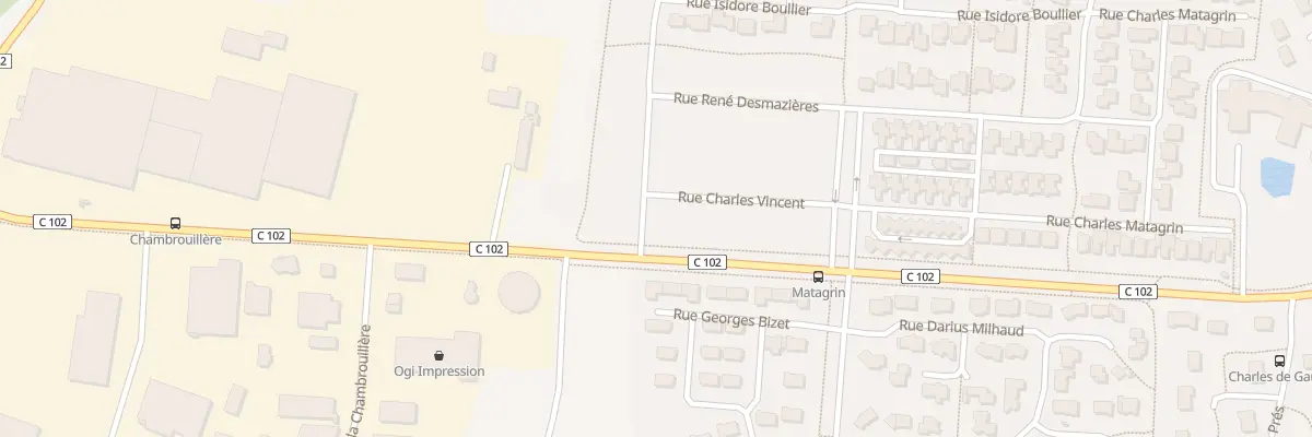 Plan du 21 Rue Charles Vincent à Bonchamp-lès-Laval