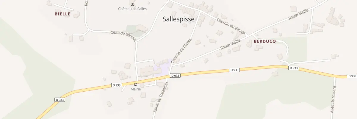 Plan du 5127 Village à Sallespisse